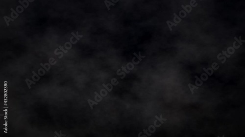Atmospheric smoke fog dust effect. Particles Shimmering In Space. Dust Particles Floating On Black Background. White Dynamic Particles With Slow Motion. VFX Element.