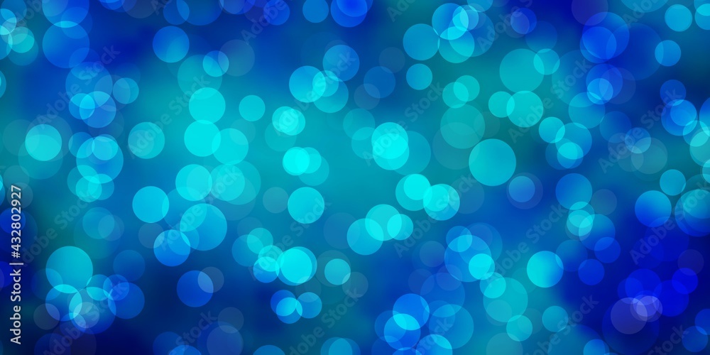 Light BLUE vector background with spots. Light BLUE vector background with spots.