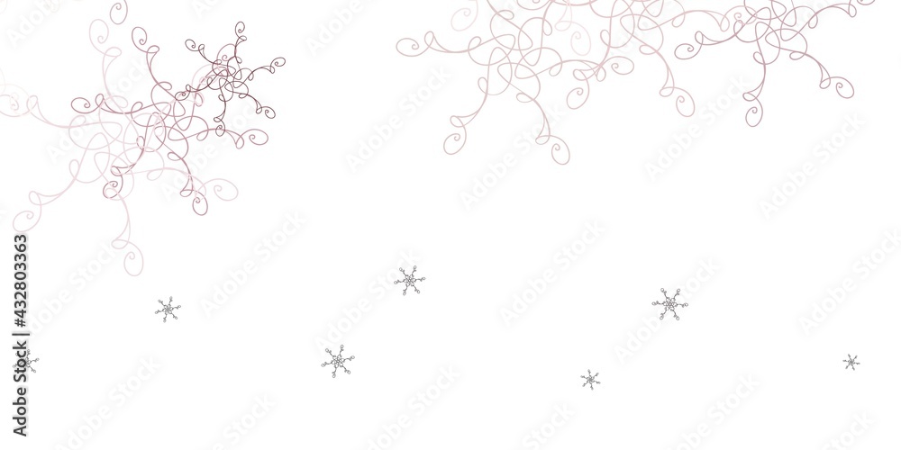 Light Gray vector background with lines.