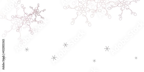 Light Gray vector background with lines.