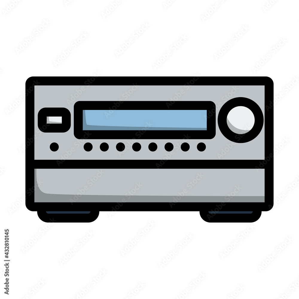 Home Theater Receiver Icon Home Theater Receiver Icon