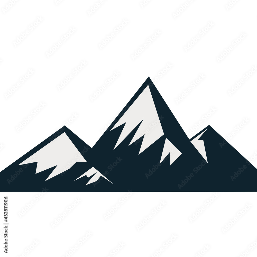 icon illustration mountain graphic image