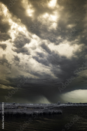 Storm is coming  rainfall in nature