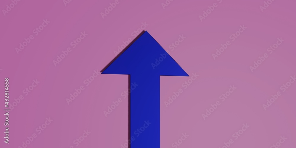 arrow pointing up , success or growth concept arrow pointing up , success or growth concept