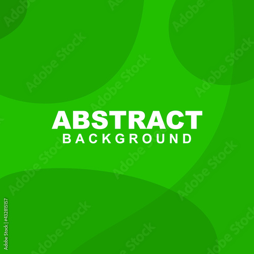 Illustration vector of abstract background in green color. Good to use for banner, social media template, poster and flyer template, etc.