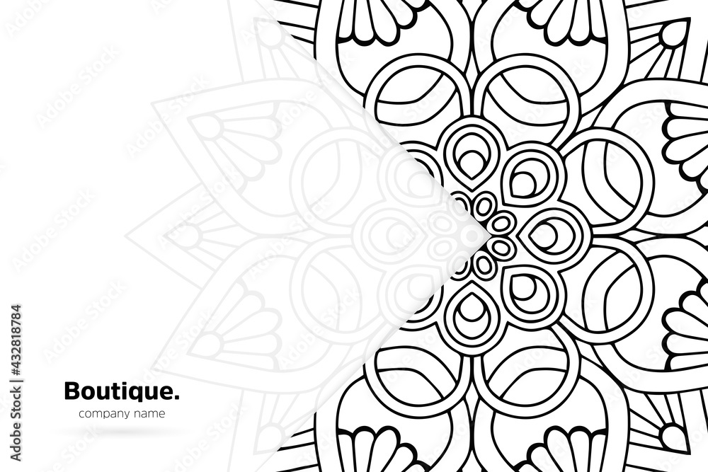 Dreamy wallpaper with mandala pattern Dreamy wallpaper with mandala pattern