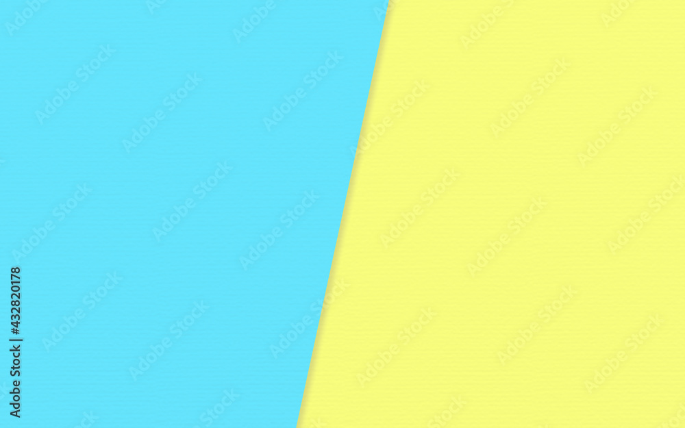 Abstract soft blue and yellow paper texture background  with pastel and vintage style.