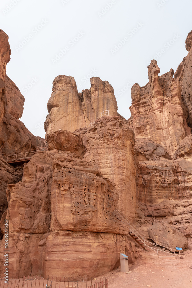 Solomon's Pillars in Timna Park near Eilat in southern Israel
