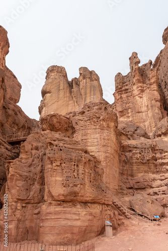 Solomon's Pillars in Timna Park near Eilat in southern Israel 