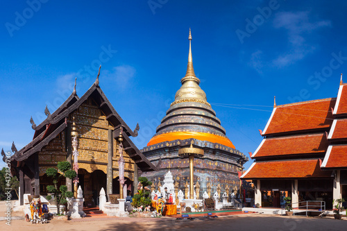 Pagoda of Wat Phra That Lampang Luang ,  Lampang ,Thailand © voranat