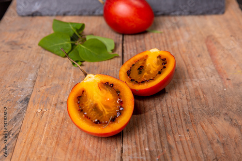 sliced tamarillo