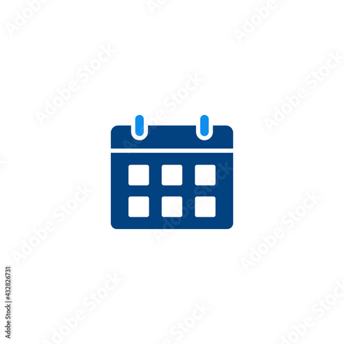 Calendar icon vector for web, computer and mobile app