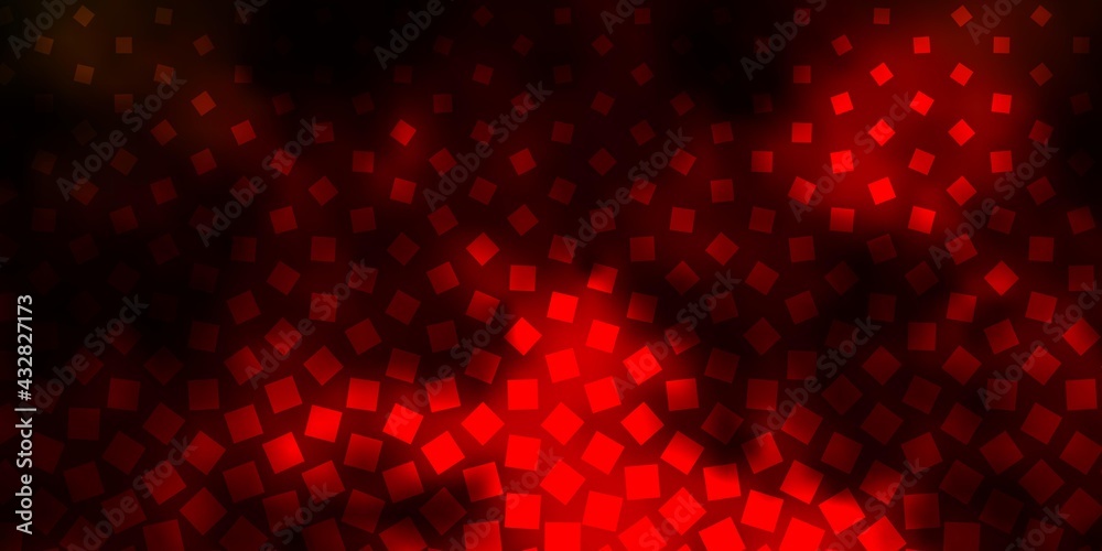 Dark Orange vector pattern in square style. Dark Orange vector pattern in square style.