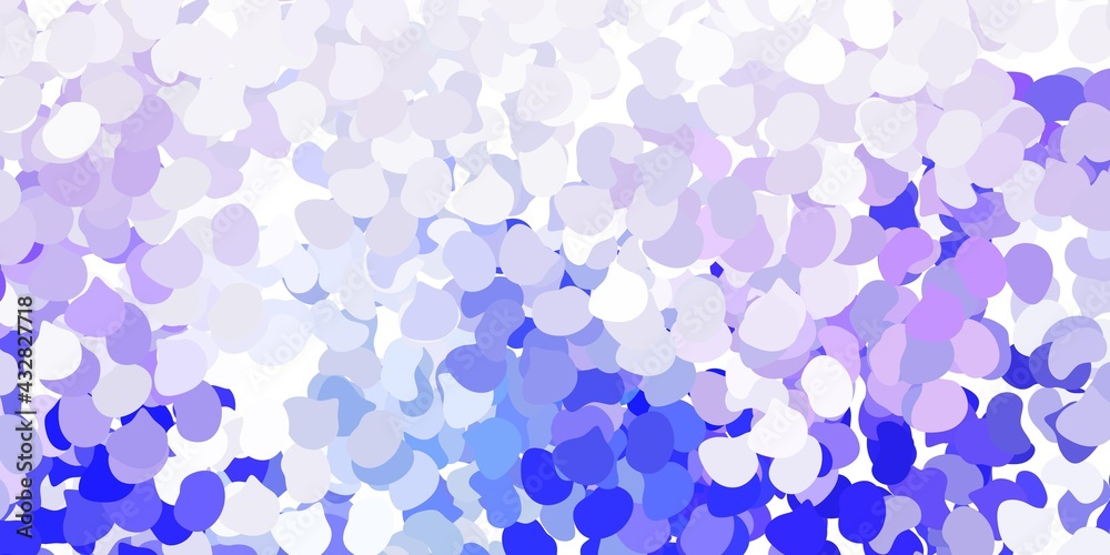 Light purple vector pattern with abstract shapes. Light purple vector pattern with abstract shapes.