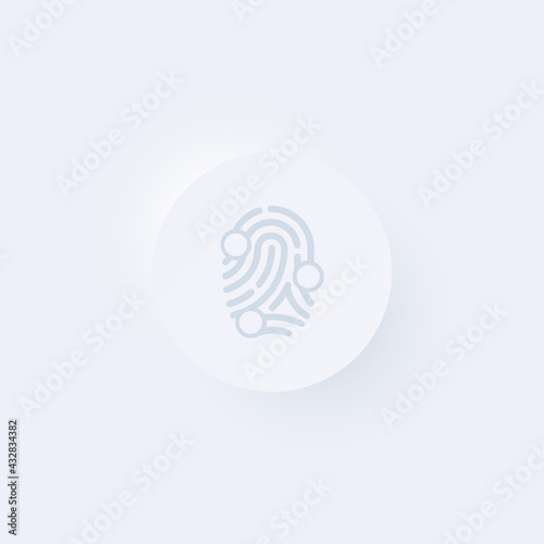 Finger Scaning - Sticker