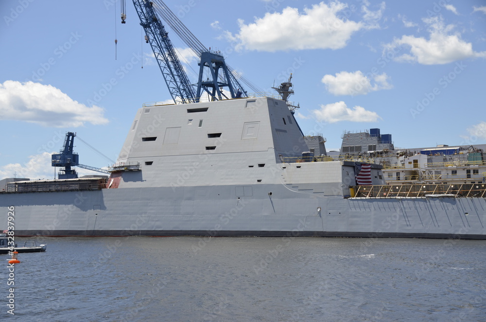 Fototapeta premium Navy Warship 