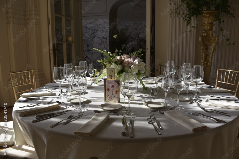 table setting for wedding