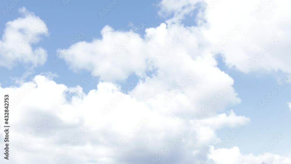 Blue sky with clouds and sun. 4K Time lapse, Sky with clouds. Blue sky with clouds and sun. 4K Time lapse, Sky with clouds.