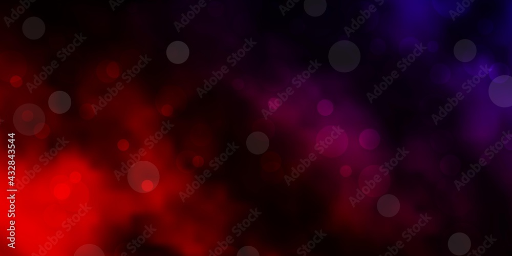 Dark Pink, Yellow vector background with circles. Dark Pink, Yellow vector background with circles.