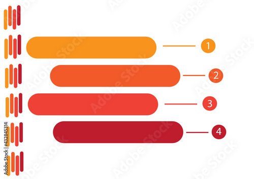 Note tabs in order of importance, used in studies or businesses.