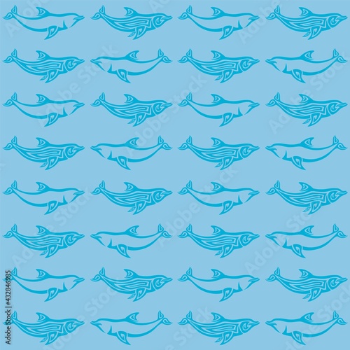 Background dolphins
