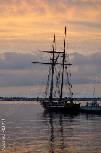 harbor sunrise Newport Jamestown © bob