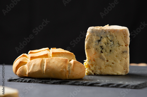 Picon cheese or Tresviso cheese. Typical Cantabrian cheese made in the Picos de Europa. photo