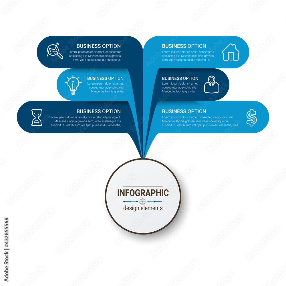 Infographics design vector and marketing icons. Can be used for process diagram, presentations, workflow layout, banner, flow chart, info graph.
Infographics design vector and marketing icons. Can be used for process diagram, presentations, workflow layout, banner, flow chart, info graph.