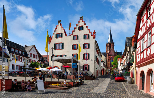 Rathaus und Marktplatz Oppenheim am Rhein