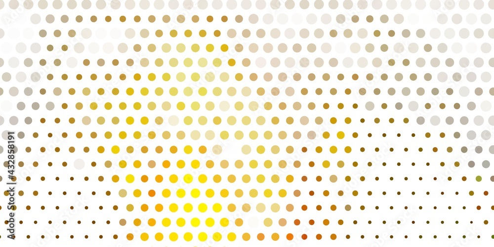 Light green, yellow vector texture with disks. Light green, yellow vector texture with disks.