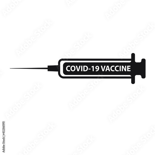Covid 19 vaccine syringe