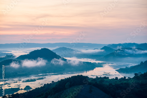 Landscape from the top of mountain