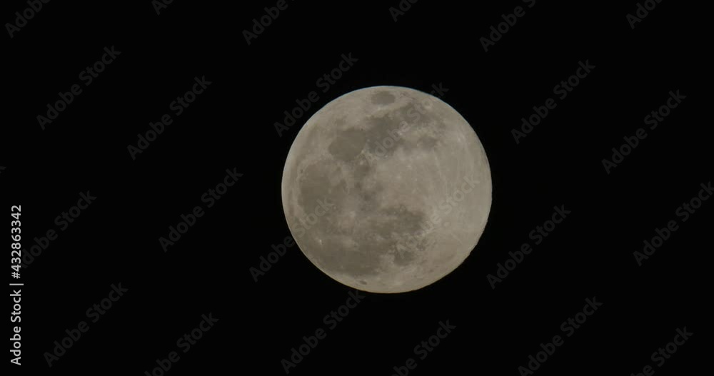 First Super Moon of 2021 rising on night sky, time lapse First Super Moon of 2021 rising on night sky, time lapse
