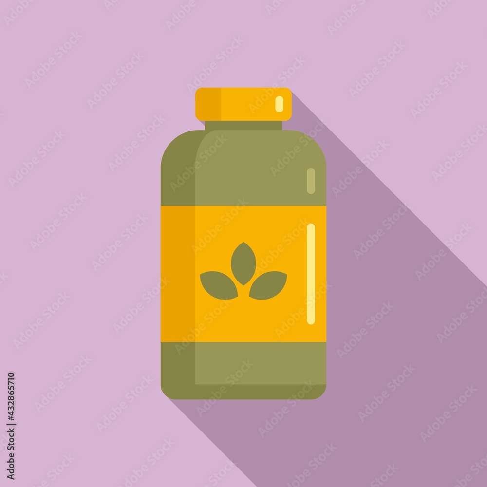 Garbage fertilizer icon, flat style Garbage fertilizer icon, flat style