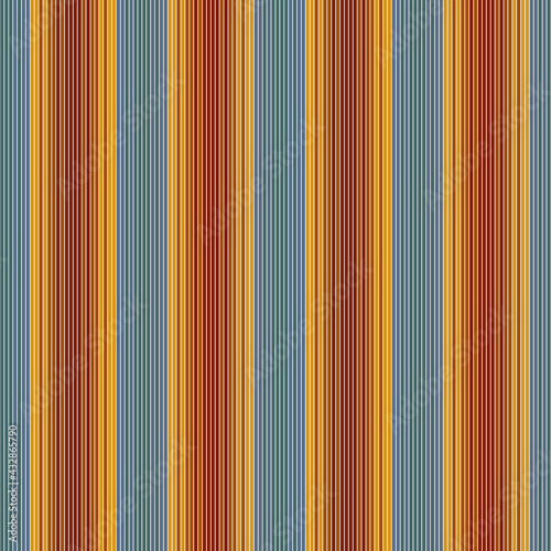 Serape seamless pattern. Mexican blanket vector striped ornament. Poncho texture, print for fabric