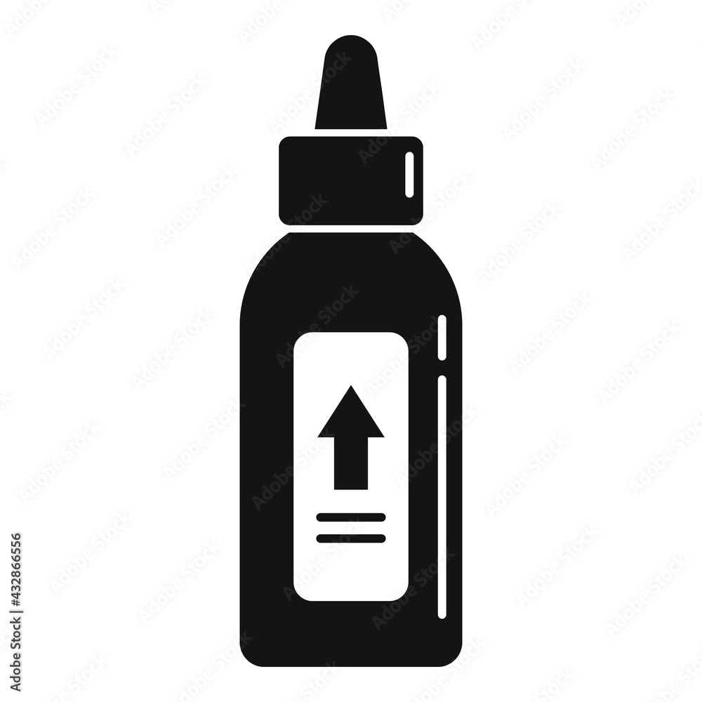 Fertilizer dropper icon, simple style Fertilizer dropper icon, simple style