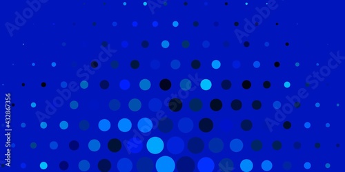 Dark BLUE vector pattern with spheres.