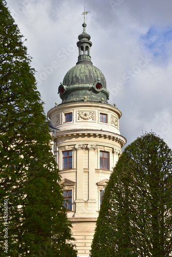 historic building in town Jihlava in Czech republic