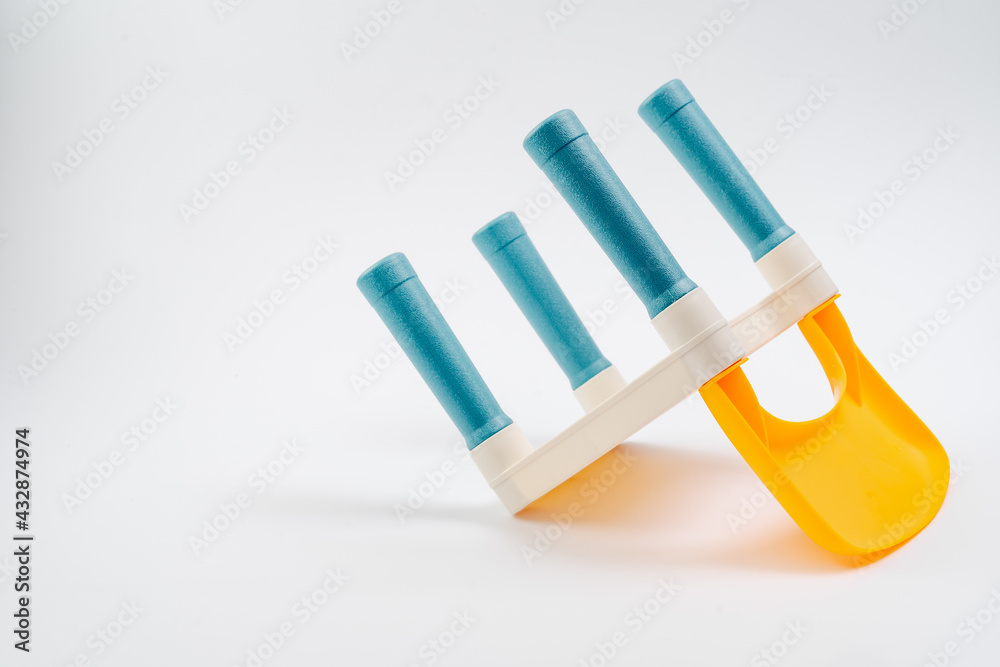 Baby chair, white background