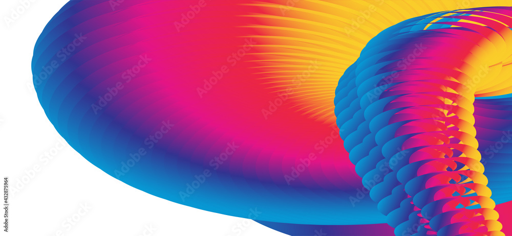 Abstract color splash tornado swirl vector background. Color Waves ...