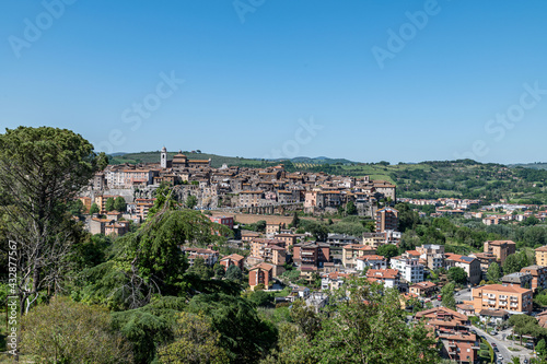 landscape of Orte seen from the abbey of San Bernardino