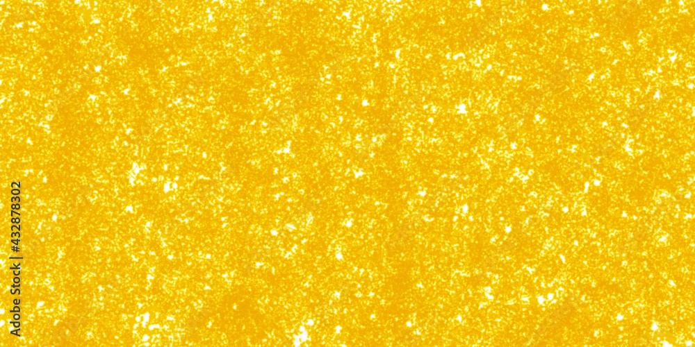 illustration of the yellow gold texture imitation of watercolor paint