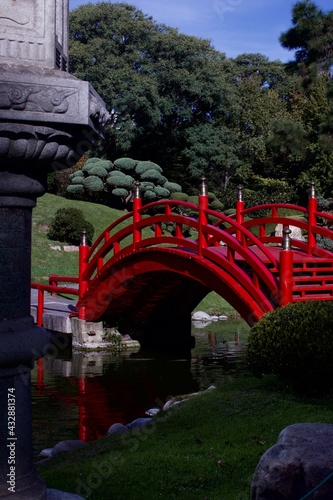 Bridge in the japanese garden © javier13