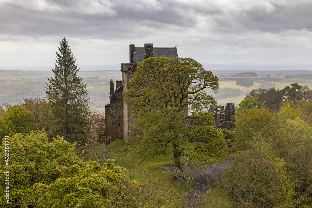 Ruins of Castle Campbell, in Dollar, Scotland