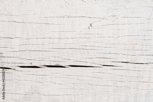 Fototapeta Naklejka Na Ścianę i Meble -  Close up old white wooden texture and background wirh copy space