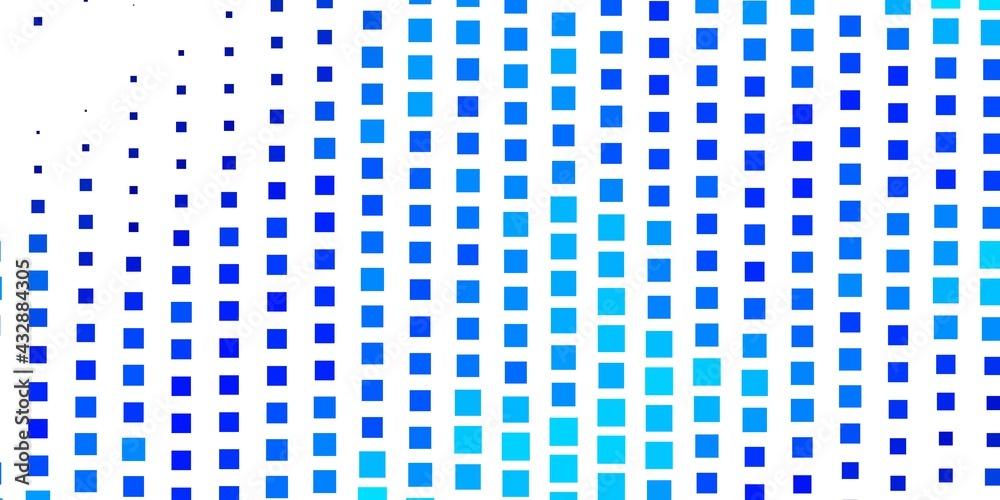 Light BLUE vector pattern in square style. Light BLUE vector pattern in square style.