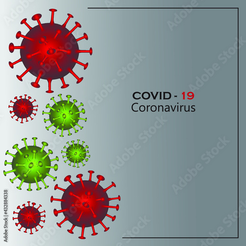 Coronavirus covid-19 virus outbreak pandemic background