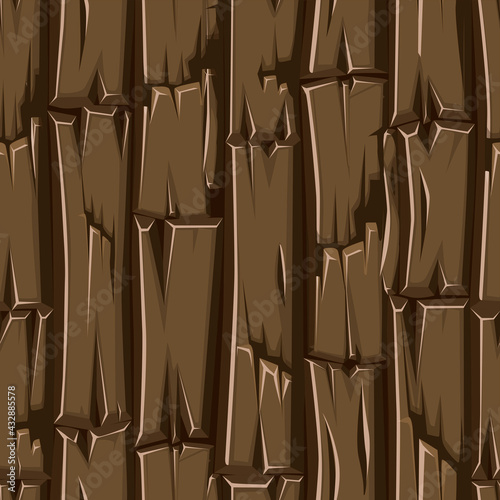 Seamless texture wood panels, old floor from boards for ui game.