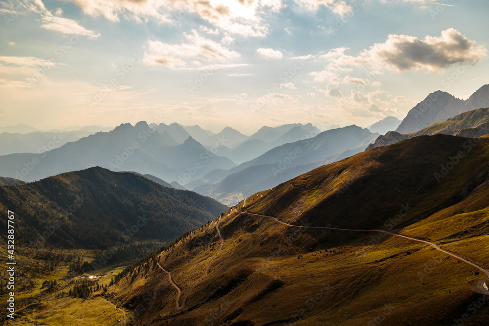 Sunset in the Carnic Alps, Friuli Venezia-Giulia, Italy Sunset in the Carnic Alps, Friuli Venezia-Giulia, Italy