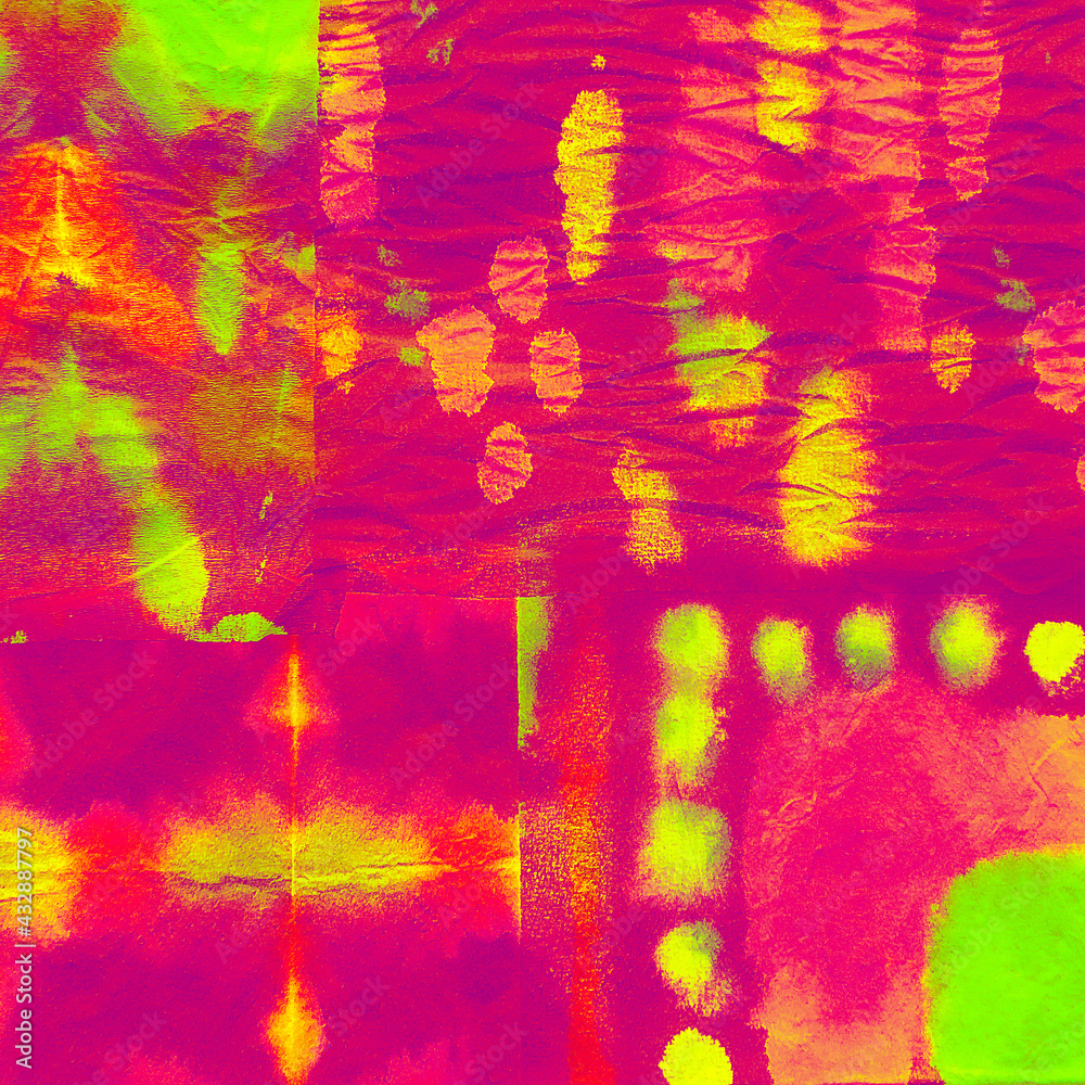 Patchwork abstract background, made of